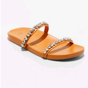 Womens rhinestone sandals